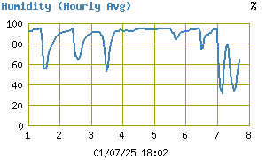 Outside Humidity History